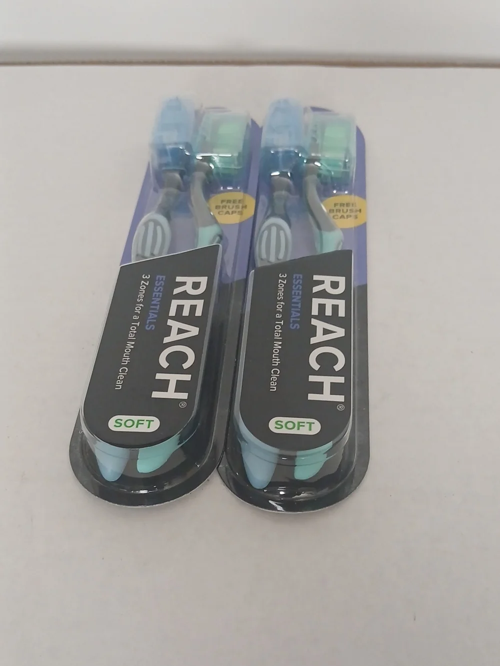 Soft Toothbrushes - Mint & Blue (2 Pack)